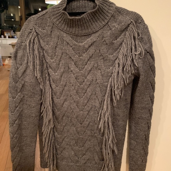 Topshop Fringe Knit Sweater - Picture 3 of 3